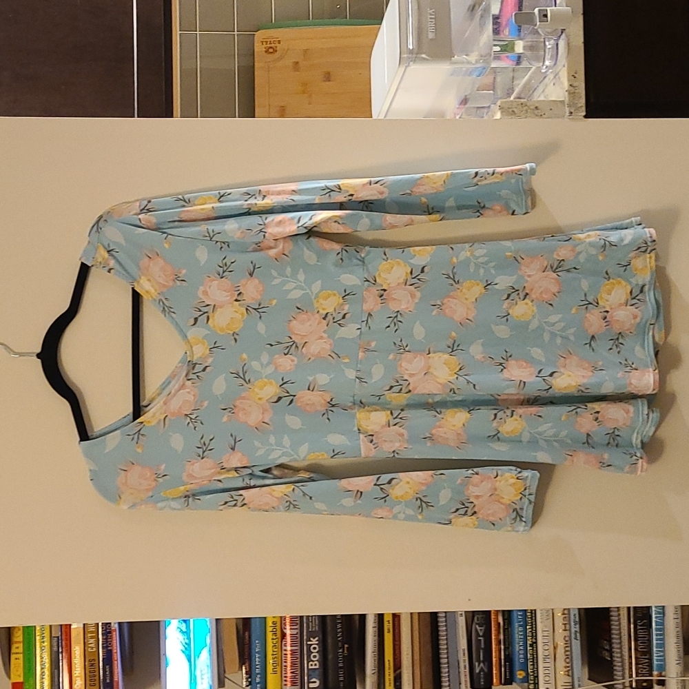 Floral Dress, whole in back
